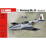 AZ Model 1/72 North American Mustang Mk.III with Dorsal fin RAF