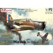 AZ Model 7646 1/72 Curtiss Hawk H-75A-4 Plastic Model Kit
