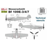 AZ Models 7707 1/72 Bf 109E-3/4/7 Joypack
