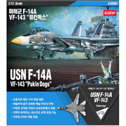 Academy 12563 1/72 Grumman F-14A VF-143 Pukin Dogs