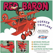 Atlantis Models 5903 The Red Baron Fokker Tri Plane with Motor