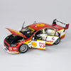 Authentic Collectables ACD18F17A 1/18 Shell V-Power Racing Team No. 17 Ford FGX Falcon Supercar 2017 Sandown 500 Retro Round Drivers Scott McLaughlin / Alexandre Premat Diecast Car