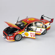 Authentic Collectables ACD18F17A 1/18 Shell V-Power Racing Team No. 17 Ford FGX Falcon Supercar 2017 Sandown 500 Retro Round Drivers Scott McLaughlin / Alexandre Premat Diecast Car