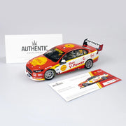 Authentic Collectables ACD18F17A 1/18 Shell V-Power Racing Team No. 17 Ford FGX Falcon Supercar 2017 Sandown 500 Retro Round Drivers Scott McLaughlin / Alexandre Premat Diecast Car