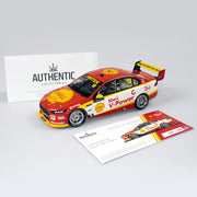 Authentic Collectables ACD18F17B 1/18 Shell V-Power Racing Team No. 12 Ford FGX Falcon Supercar 2017 Sandown 500 Retro Round Drivers Fabian Coulthard / Tony DAlberto Diecast Car
