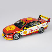 Authentic Collectables ACD18F17B 1/18 Shell V-Power Racing Team No. 12 Ford FGX Falcon Supercar 2017 Sandown 500 Retro Round Drivers Fabian Coulthard / Tony DAlberto Diecast Car