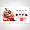 Authentic Collectables 17 for 17 The Most Championship Race Wins in DJR/DJRTP History Print ACP021 