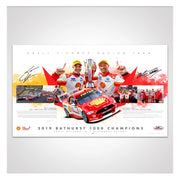 Authentic Collectables ACP026 Shell V-Power Racing Team 2019 Bathurst 1000 Champions Signed Limited Edition Print ACP026