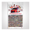 Authentic Collectables ACP023 Dick Johnson Racing / DJR Team Penske 100 Championship Pole Print