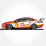 Authentic Collectibles 1/64 Ford FGX Falcon Shell V-Power Racing Team 2018 Supercars Champion Scott McLaughlin
