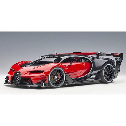 AutoArt A70988 1/18 Bugatti Vision Gran Turismo Italian Red Blue