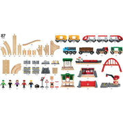BRIO 33052 Deluxe Railway Set 87pc