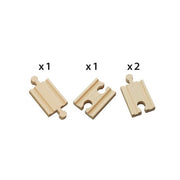 BRIO 33333 Mini Straight Tracks 4pc