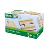 BRIO Mini Straight Tracks 4pc