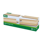 BRIO 33335 Medium Straight Tracks 4pc | Metro Hobbies