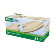 BRIO Short Curved Tracks 4pc