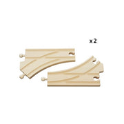 BRIO 33346 Curved Switching Tracks 2pc*