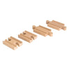 BRIO 33393 Mini Straight Track Pack 4pc