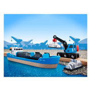 BRIO 33534 Container & Crane Wagon 4pc