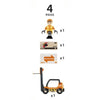 BRIO 33573 Vehicle Forklift 4pc
