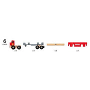 BRIO 33657 Vehicle Lumber Truck 6pc