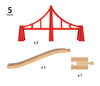 BRIO 33683 Double Suspension Bridge 5pc