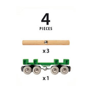 BRIO 33696 Lumber Loading Wagon 4pc