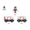 BRIO 33867 Metro Train with Sound & Lights 4pc