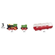 BRIO 33892 Train Tunnel and Steam Train 3pc