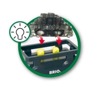 Brio 33896 Light Up Gold Wagon 2pc