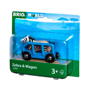 BRIO 33967 Safari Zebra and Wagon*