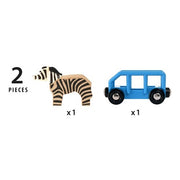 BRIO 33967 Safari Zebra and Wagon*