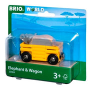 BRIO 33969 Vehicle Elephant and Wagon 2 pieces