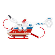 Brio 36022 Rescue Helicopter 4pc