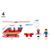 Brio 36022 Rescue Helicopter 4pc