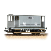 Bachmann Branchline OO MR 20T Brake Van Without Duckets Midland Railway Grey