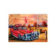 Blue Opal Red Ute in the Bush Puzzle 1000pc