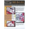 Bare Metal Foil Laser Decal Paper White Three Sheets