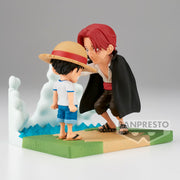 Banpresto BP88302L One Piece World Collectable Figure Log Stories Monkey D Luffy and Shanks