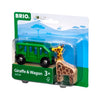 BRIO 33724 Giraffe and Wagon 2 pieces