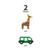 BRIO 33724 Giraffe and Wagon 2 pieces