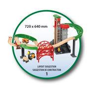 BRIO 33887 Lift and Load Warehouse Set 32pc