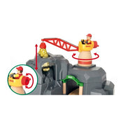 BRIO 33889 Crane and Mountain Tunnel 7pc