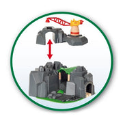 BRIO 33889 Crane and Mountain Tunnel 7pc