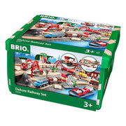 BRIO Deluxe Railway Set 87pc B33052 7312350330526
