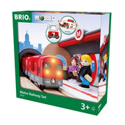 BRIO Metro Railway Set 20pc B33513 7312350335132