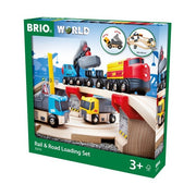 BRIO Rail & Road Loading Set 32pc B33210 7312350332100