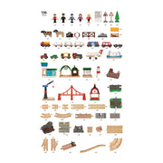 BRIO 33766 Railway World Deluxe Set 106pc