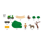 BRIO 33720 Safari Railway Set 17pc