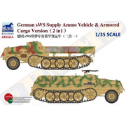 Bronco CB35214 1/35 German sWS Supply Ammo Vehicle an Armored Cargo Version 2 in 1 Plastic Kit